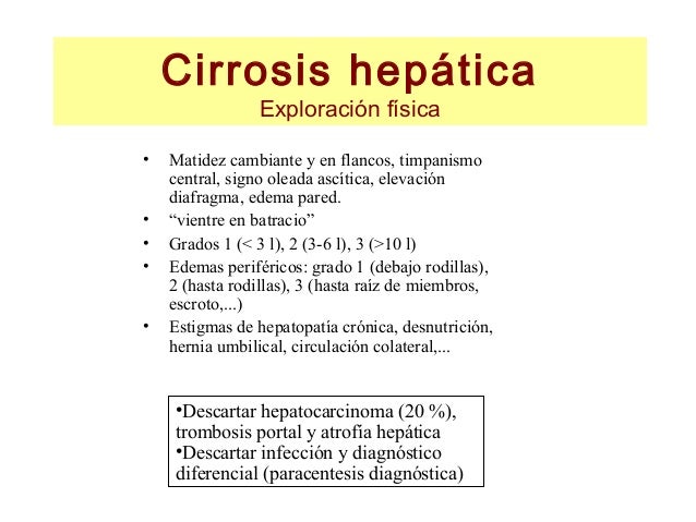 estigmas hepaticos en cirrosis